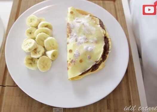 Nutellalı muzlu krep nasıl yapılır ?